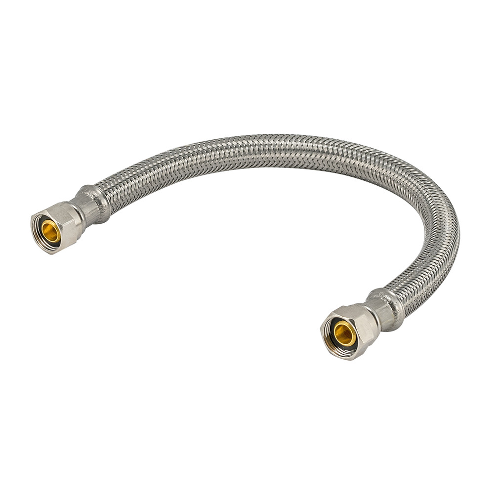 3/8 Compression x 3/8 Compression x 30 Stainless Steel Braided Supply  Line - Noel's Plumbing Supply