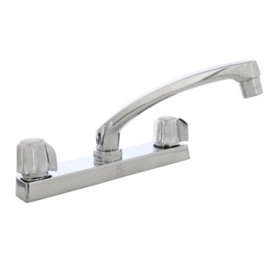 Central Brass Two Handle Laundry Faucet Heavy Duty Rough Brass 6 Reach  Tube Swivel Spout, 0465 - Utility Sink Faucets 