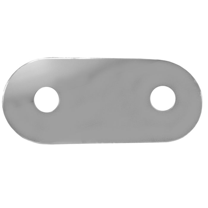 Chrome Plated Acrylic 2 Handle Cover Plate - Noel's Plumbing Supply