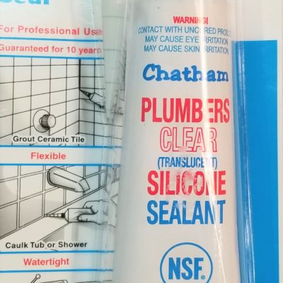 Chatham 3C Clear Silicone Sealant 2.8 Ounce - Noel's Plumbing Supply